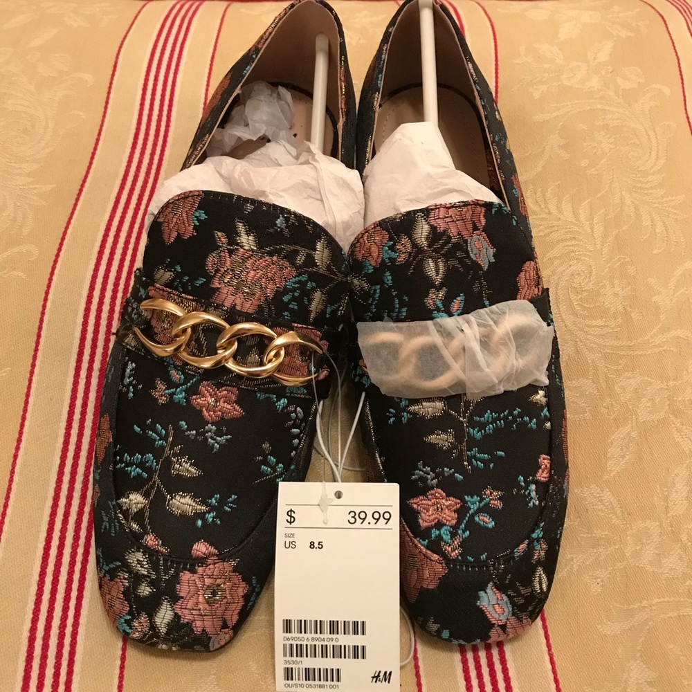 H&M jacquard patterned shoes 8.5